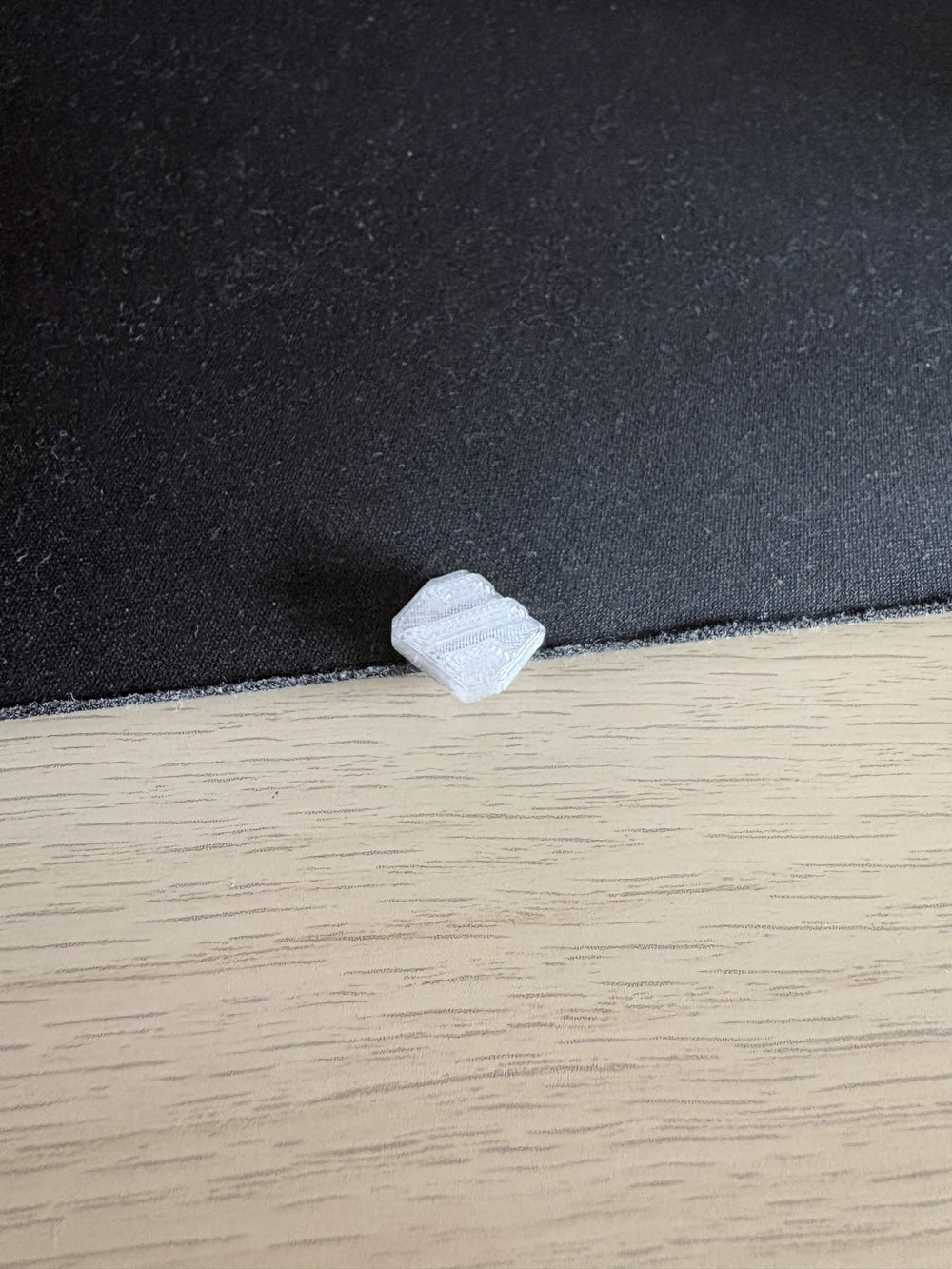 Rainbow Barf light diffuser for the Voron Stealthburner in clear PETG, discrete-LED version
