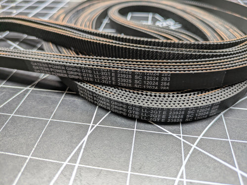 Gates 2GT EPDM closed-loop timing belt, 2400 mm, for the Monolith gantry