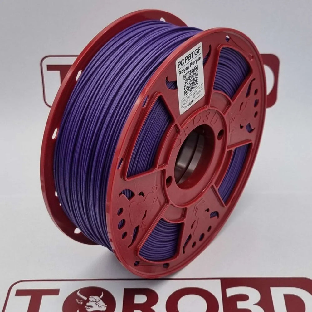 Torofil PC-PBT-GF filament spool, Royal Purple