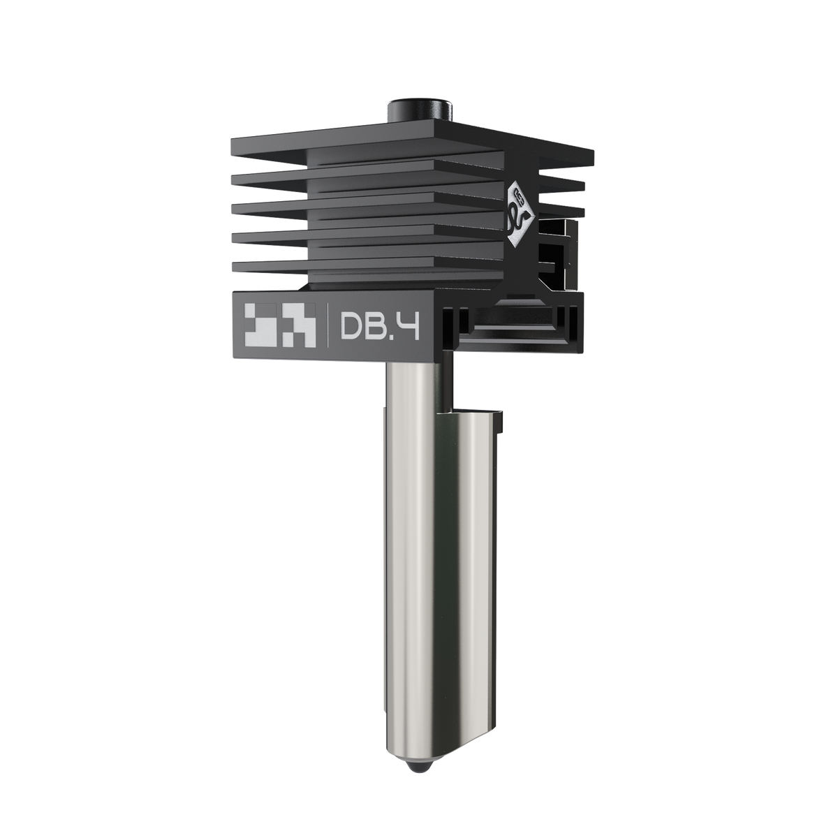 E3D DiamondBack HotEnd for Bambu Lab H2, P2 and X2 seen at an angle