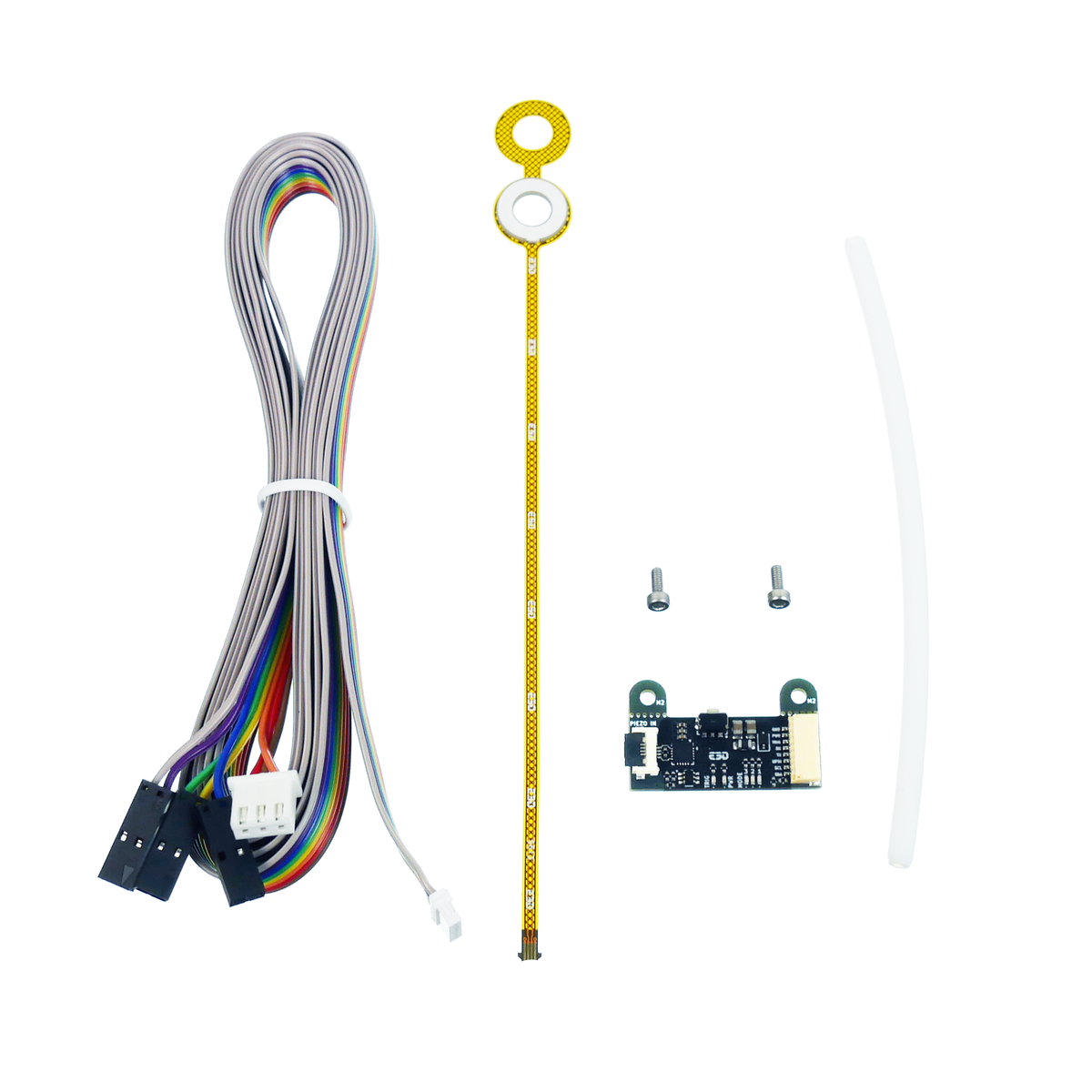 E3D PZ Probe kit with piezo washer, PZ board, cables and mounting screws