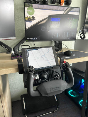 Honeycomb Alpha Bravo Under Desk Mount with iPad Holder - Pjotr3DShop