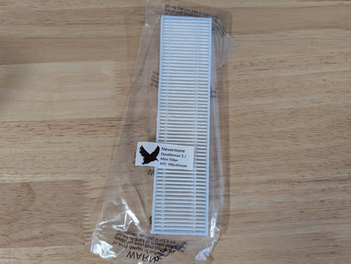 Nevermore Mini and StealthMax S H11 HEPA filter, 190 x 45 mm