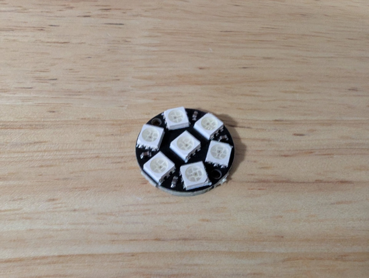 Nevermore StealthMax V2 LED ring, WS2812 7-LED RGB