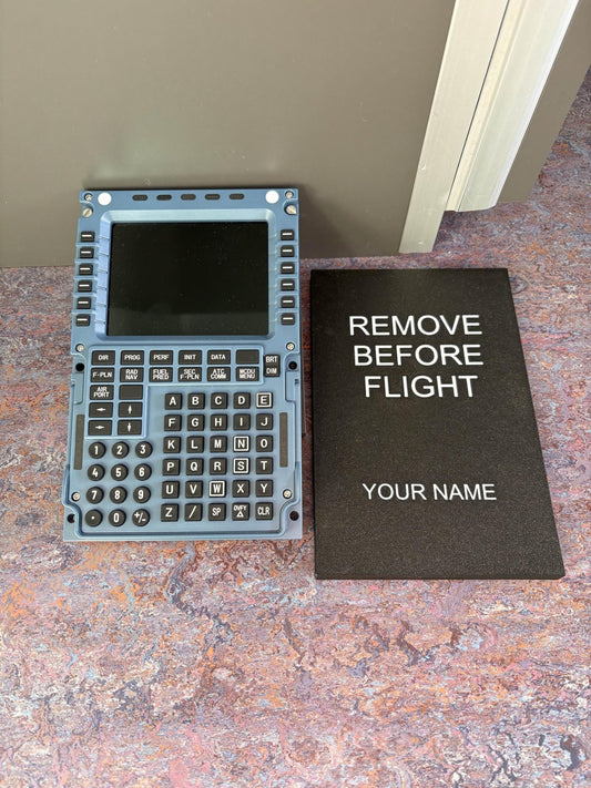 Winwing MCDU & PFP Dust Cover with Personalized Name! - Pjotr3DShop