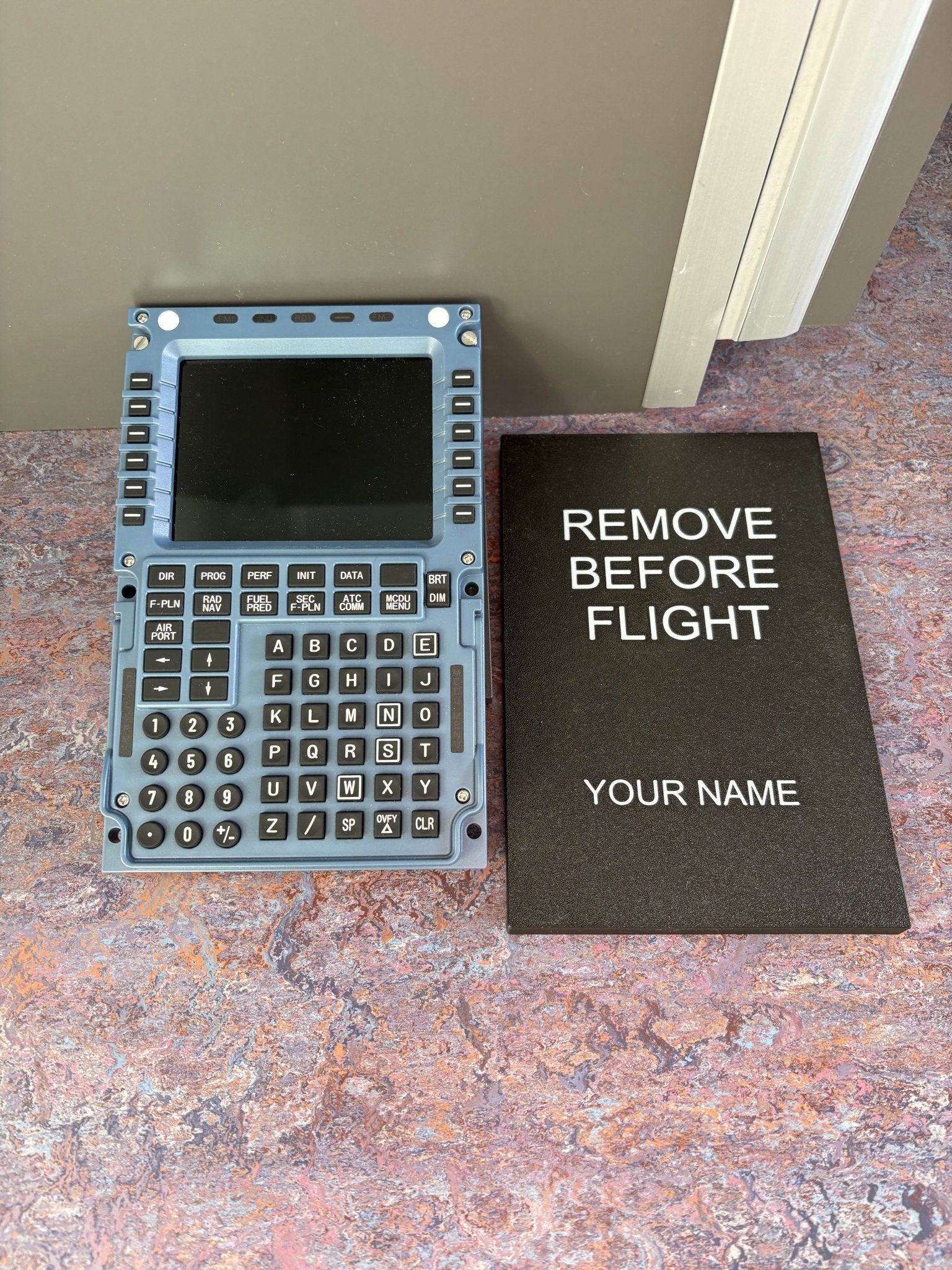 Winwing MCDU & PFP Dust Cover with Personalized Name! - Pjotr3DShop