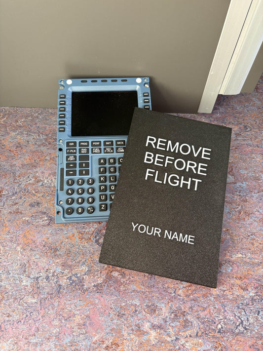 Winwing MCDU & PFP Dust Cover with Personalized Name! - Pjotr3DShop