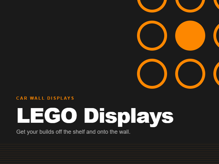 LEGO Car Wall Mounts - Pjotr3DShop