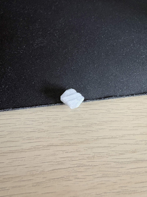 Rainbow Barf light diffuser for the Voron Stealthburner in clear PETG, discrete-LED version