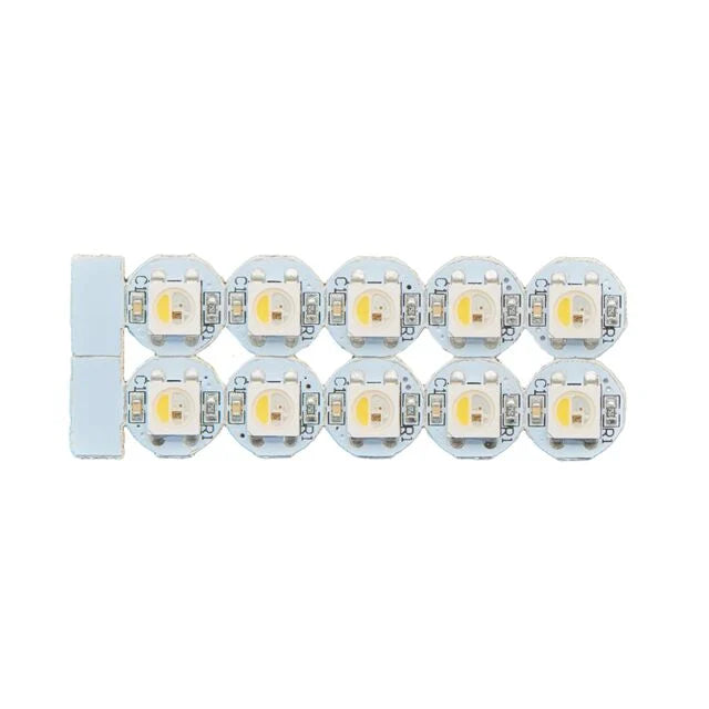 NeoPixel RGBW mini button PCBs, SK6812 solder-pad boards for a Voron toolhead LED harness