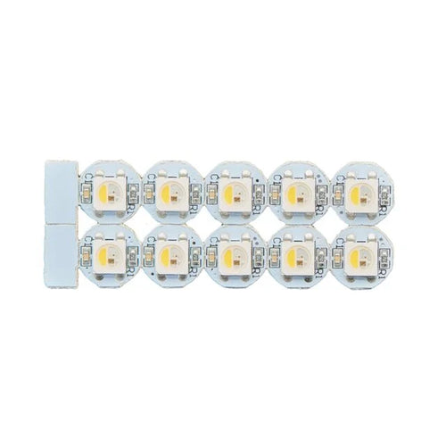 NeoPixel RGBW mini button PCBs, SK6812 solder-pad boards for a Voron toolhead LED harness