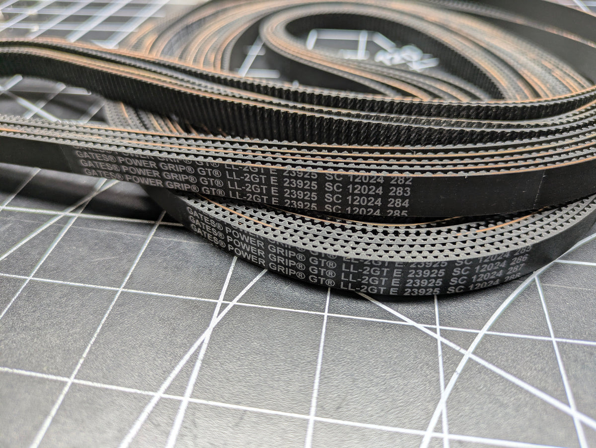 Gates 2GT EPDM closed-loop timing belt, 2400 mm, for the Monolith gantry