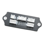 EMU Wiring Hatch Board, inner side with JST-XH headers for motor, LED, I2C and sensors