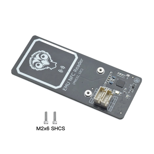 EMU NFC Reader board with M2x6 SHCS mounting screws