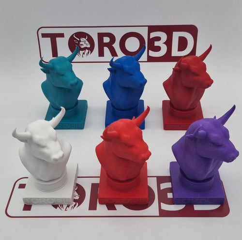 Torofil ABS-GF filament in six colours