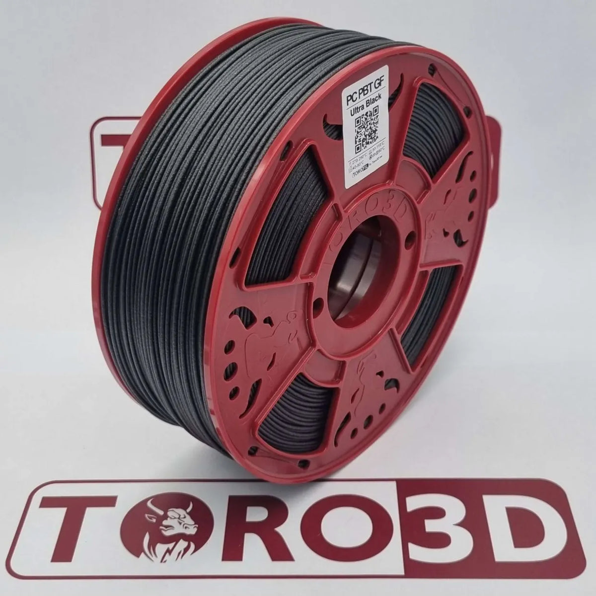 Torofil PC-PBT-GF filament spool, Ultra Black