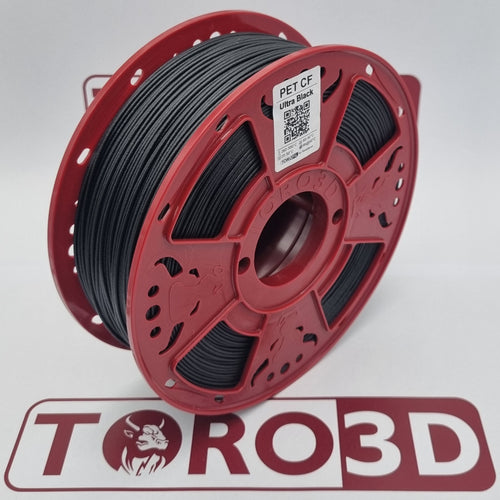 Torofil PET-CF filament spool, Ultra Black