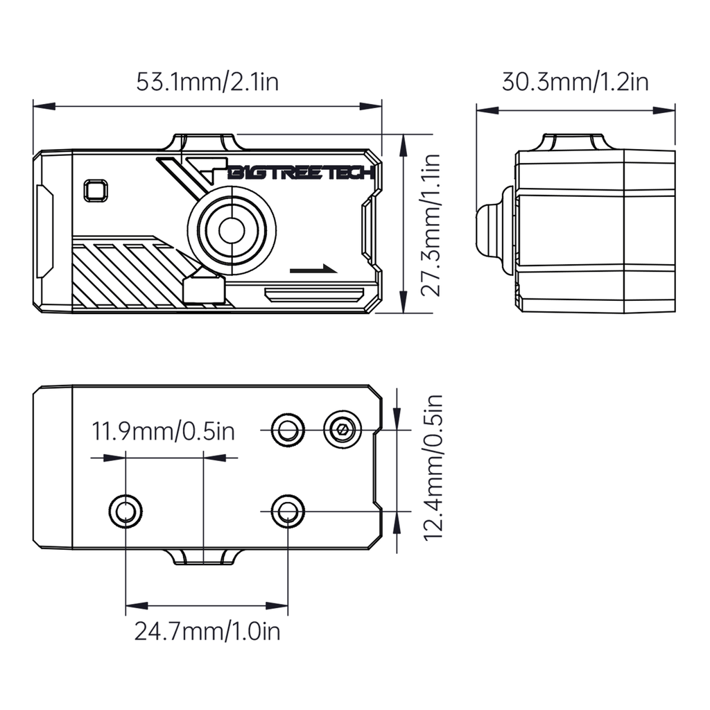 BTT SFS V2.0 Smart Filament Sensor - Pjotr3DShop