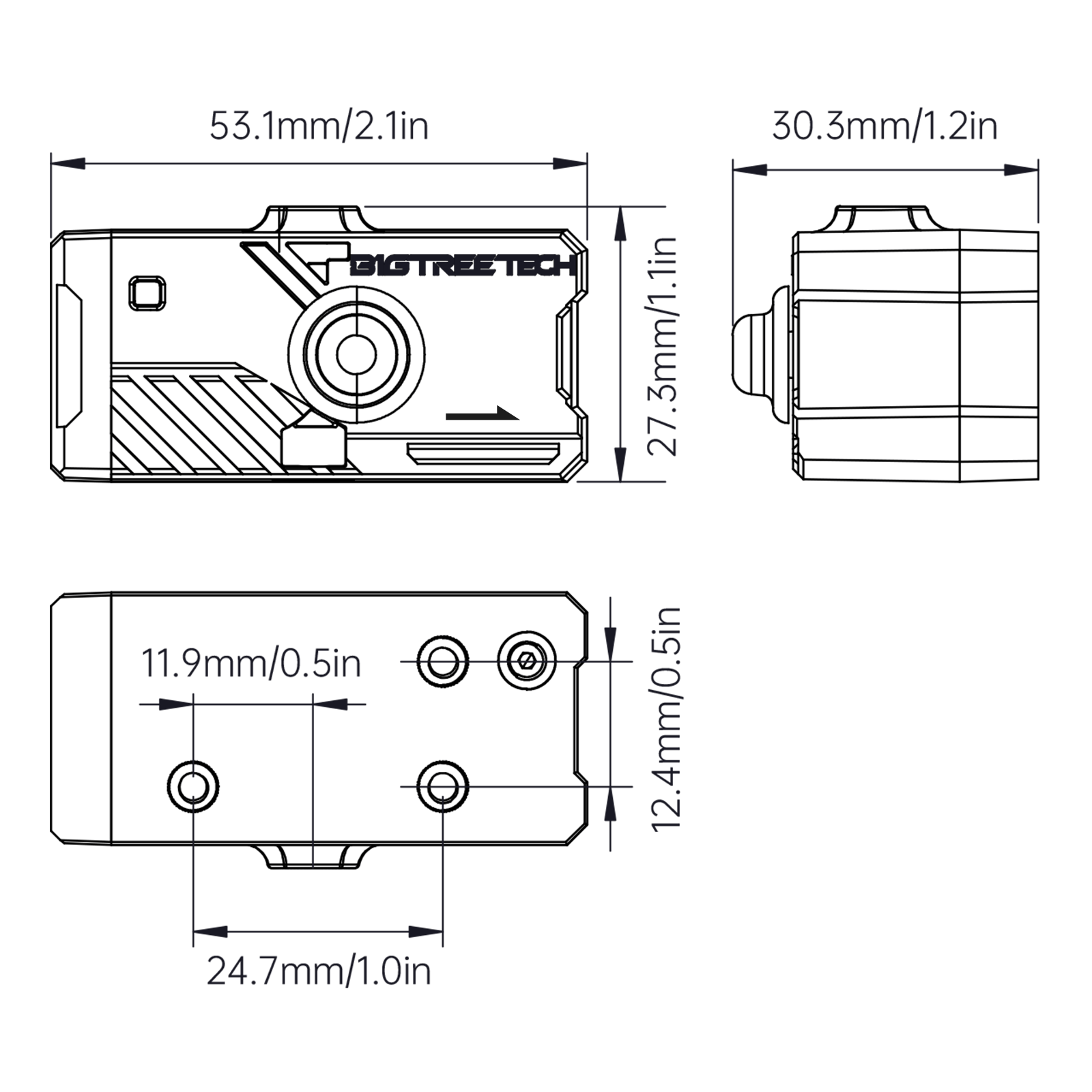BTT SFS V2.0 Smart Filament Sensor - Pjotr3DShop