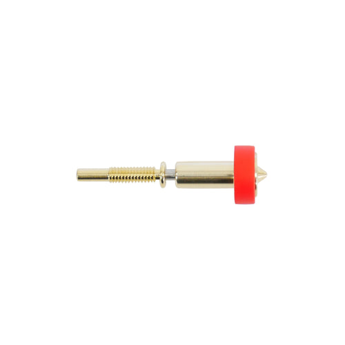 E3D Revo High Flow brass nozzle 0.4 mm with red sock