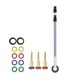 E3D Revo High Flow Hotside Kit: 60 W HeaterCore, 0.4 and 0.6 mm High Flow brass nozzles, sock pack