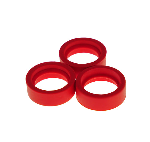 E3D Revo silicone sock in red, the colour code for a 0.4 mm nozzle