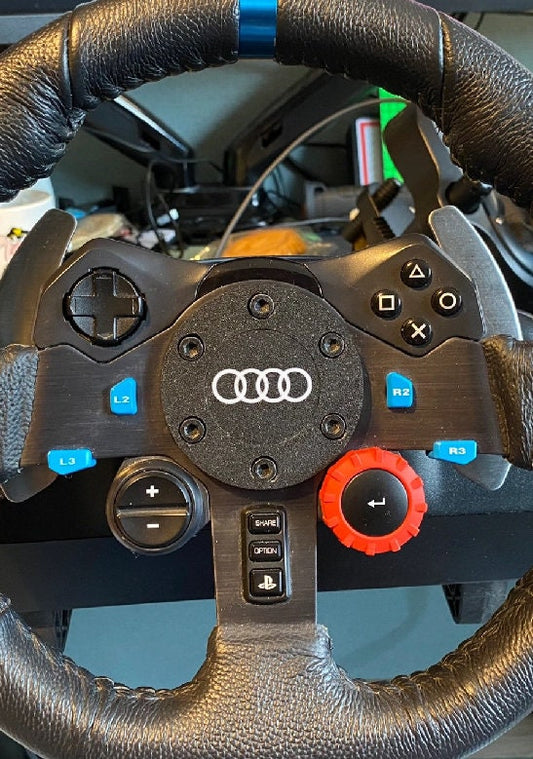 Handgemaakte autologo's voor Logitech G29 - Personaliseer uw stuur!