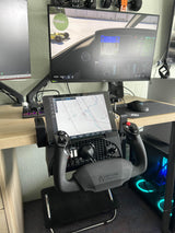 Honeycomb Alpha Bravo Under Desk Mount with iPad Holder, No-Drill Install