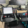 Honeycomb Alpha Bravo Under Desk Mount with iPad Holder, No-Drill Install