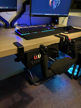 Honeycomb Alpha Bravo Flight Sim Under Desk Mounts