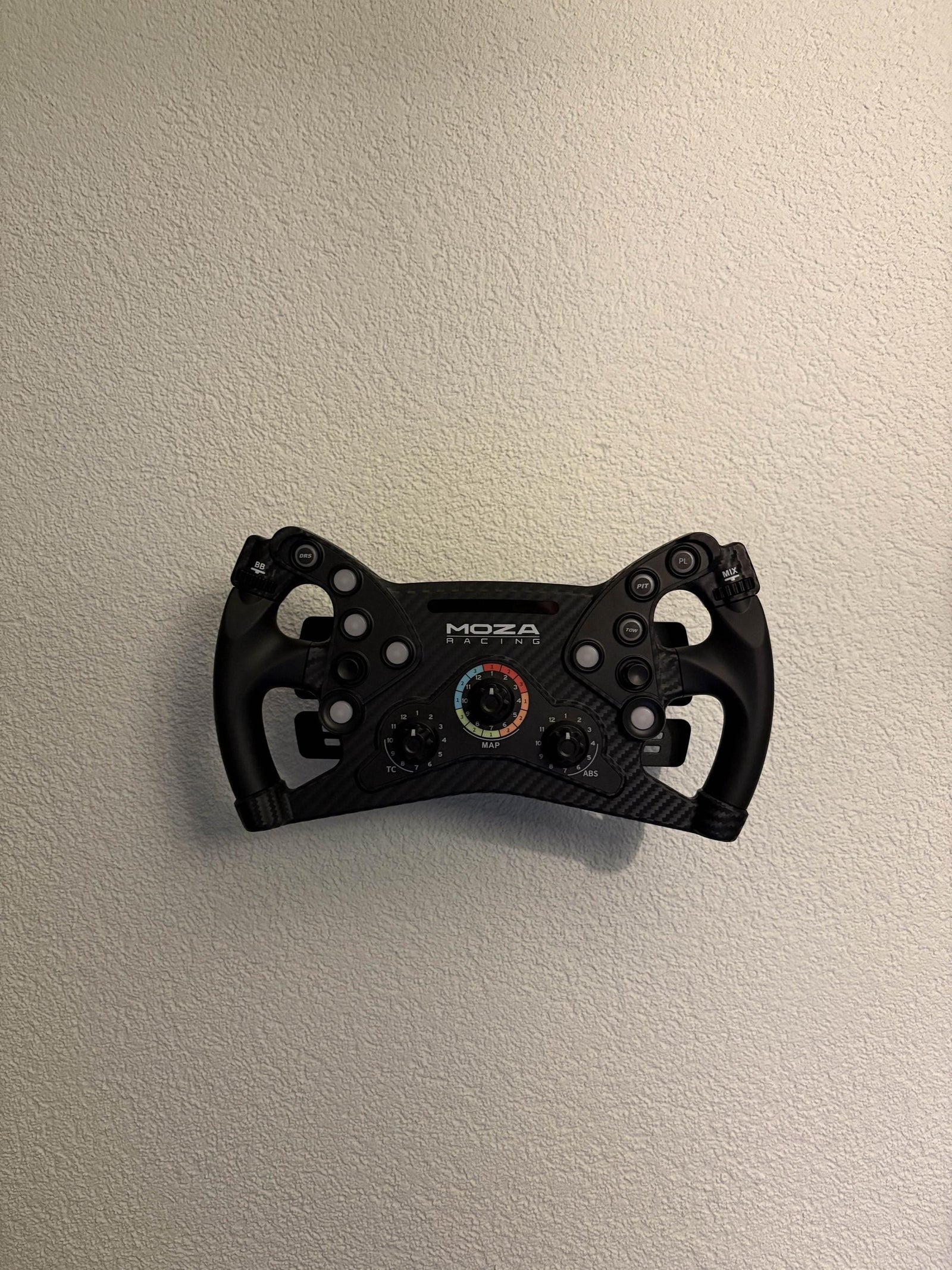 MOZA Steering Wheel Wall Mount with Custom Wheel Name