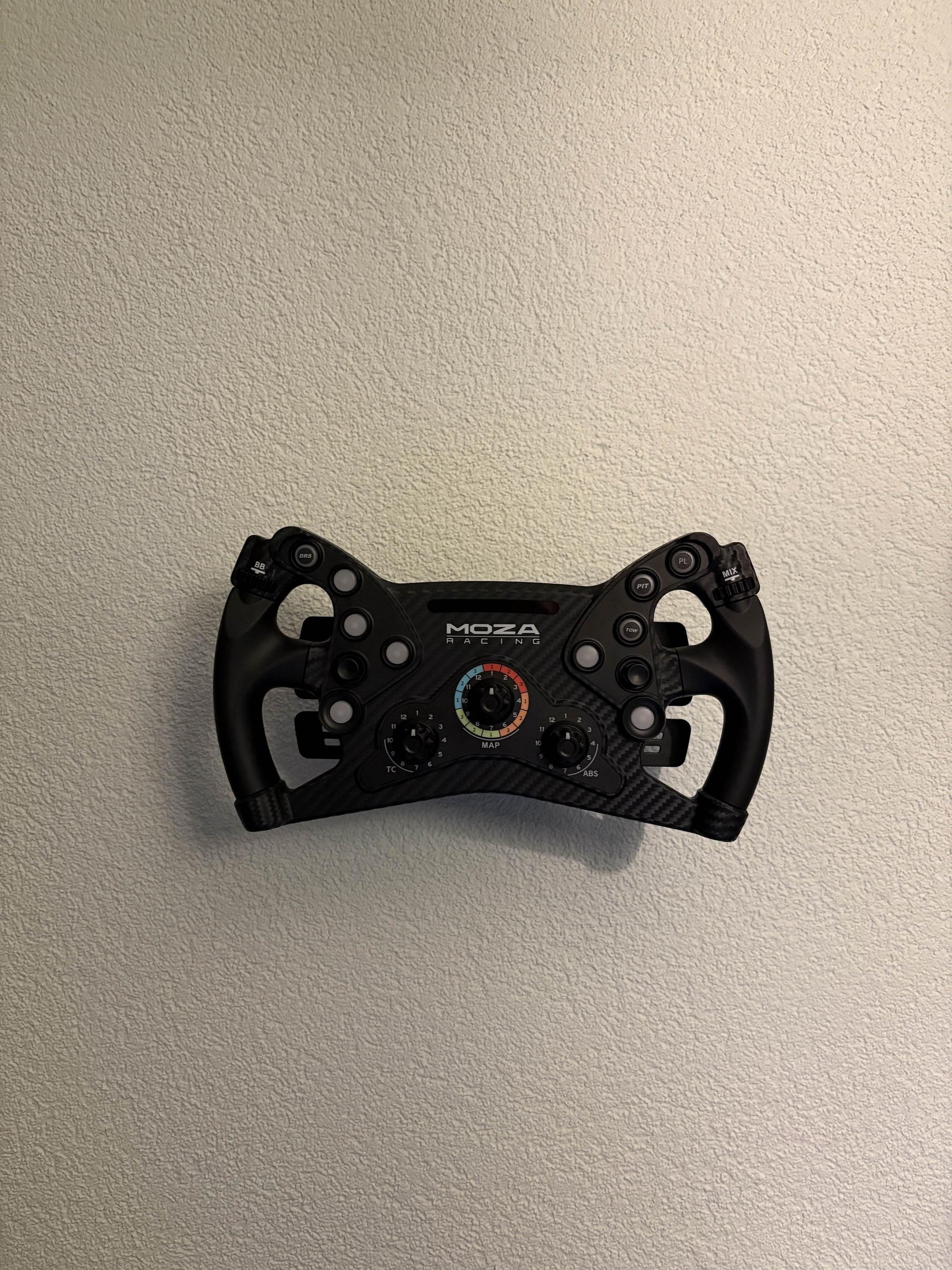 MOZA Steering Wheel Wall Mount with Custom Wheel Name