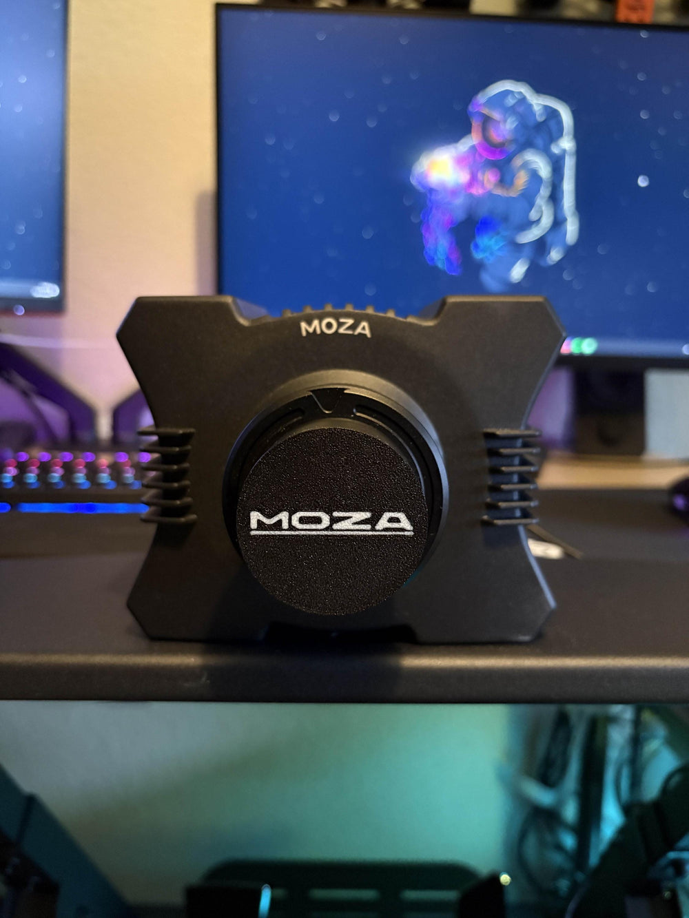 MOZA Wheel Base Dust Cover with Logo, Sim Racing Protective Cover
