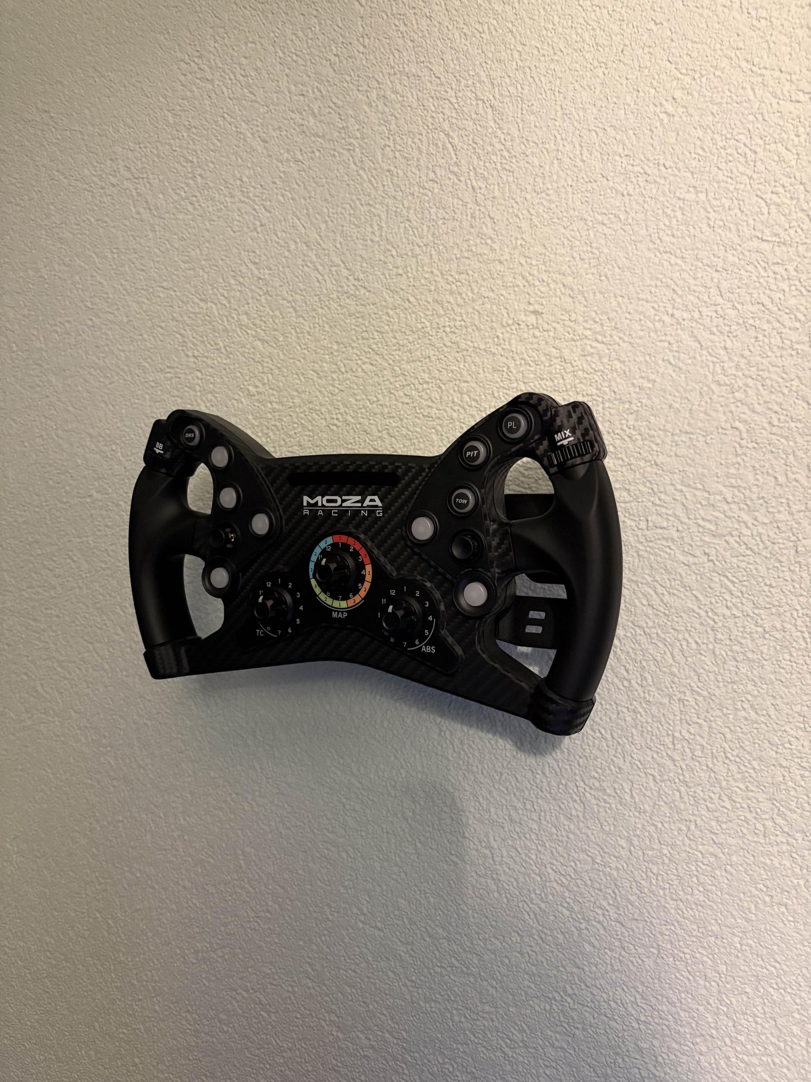 MOZA Steering Wheel Wall Mount with Custom Wheel Name