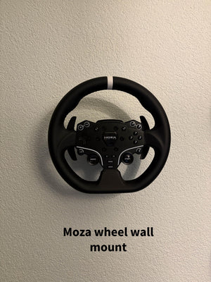 MOZA Steering Wheel Wall Mount with Custom Wheel Name