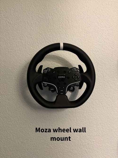 MOZA Steering Wheel Wall Mount with Custom Wheel Name
