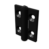 MISUMI HHPBSN5 door hinge set, black, for 2020 extrusion doors