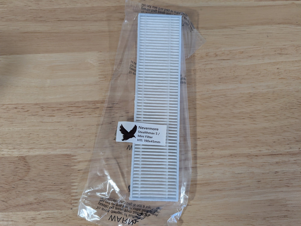 Nevermore Mini and StealthMax S H11 HEPA filter, 190 x 45 mm