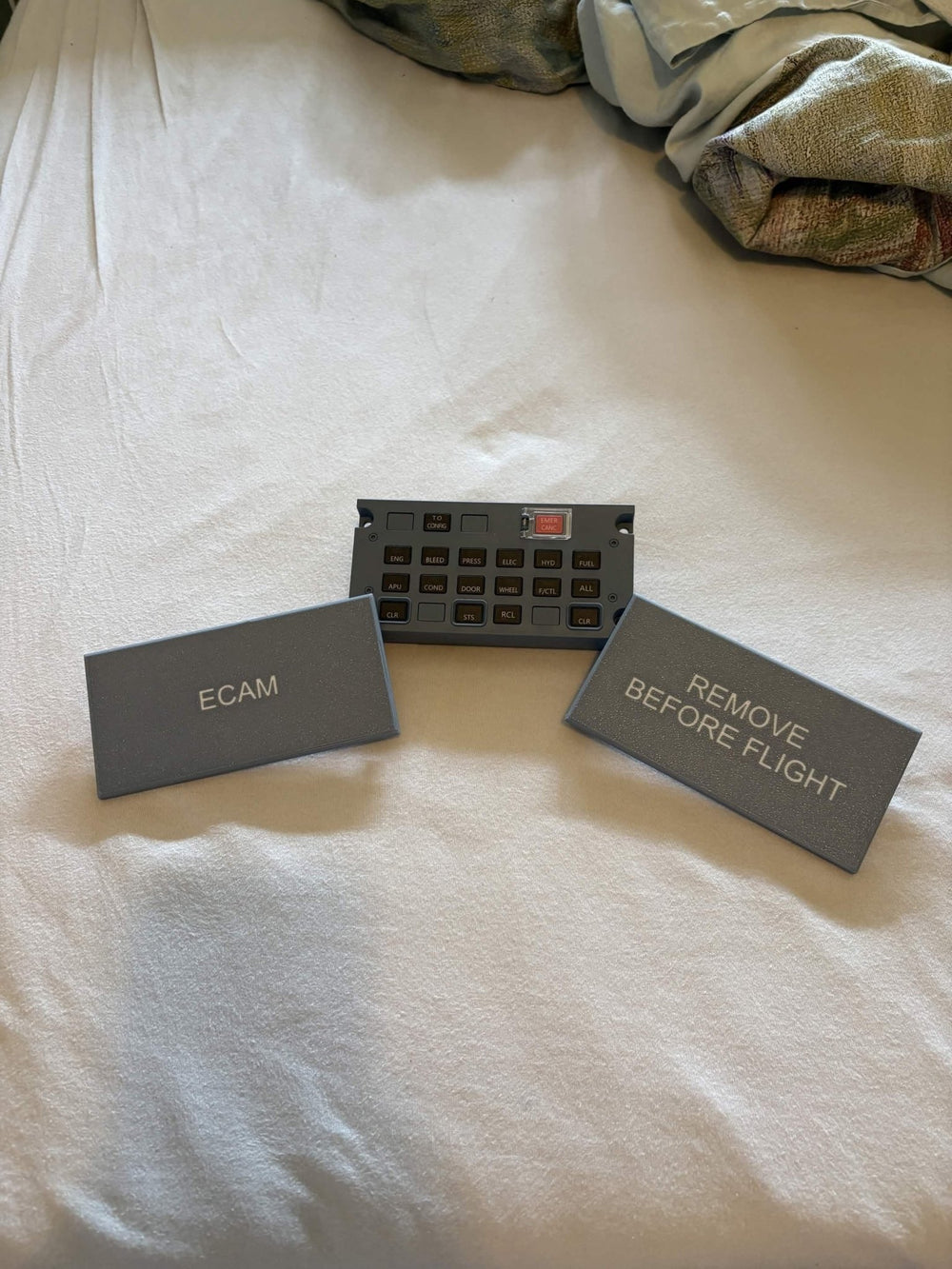 WinWing ECAM Dust Cover for WinCtrl Panel | Snap-On Protective Cap - Pjotr3DShop