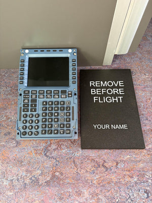 Winwing MCDU & PFP Dust Cover with Personalized Name! - Pjotr3DShop